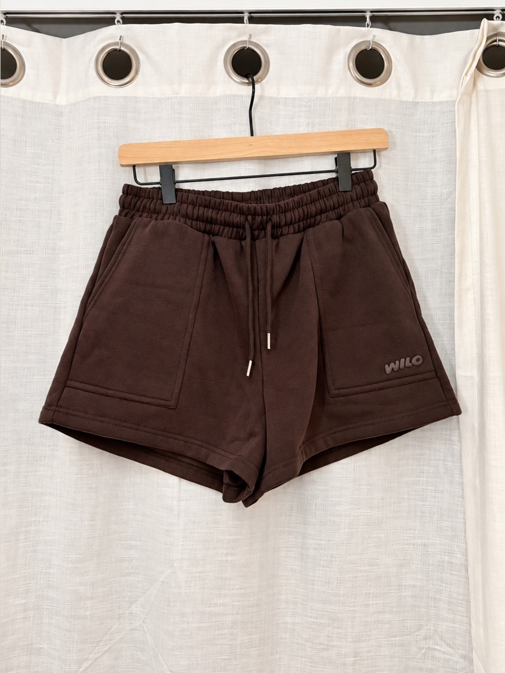 NWT Wilo the Label Fleece Jog Shorts